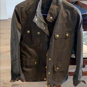 J. Crew waxed canvas military jacket
